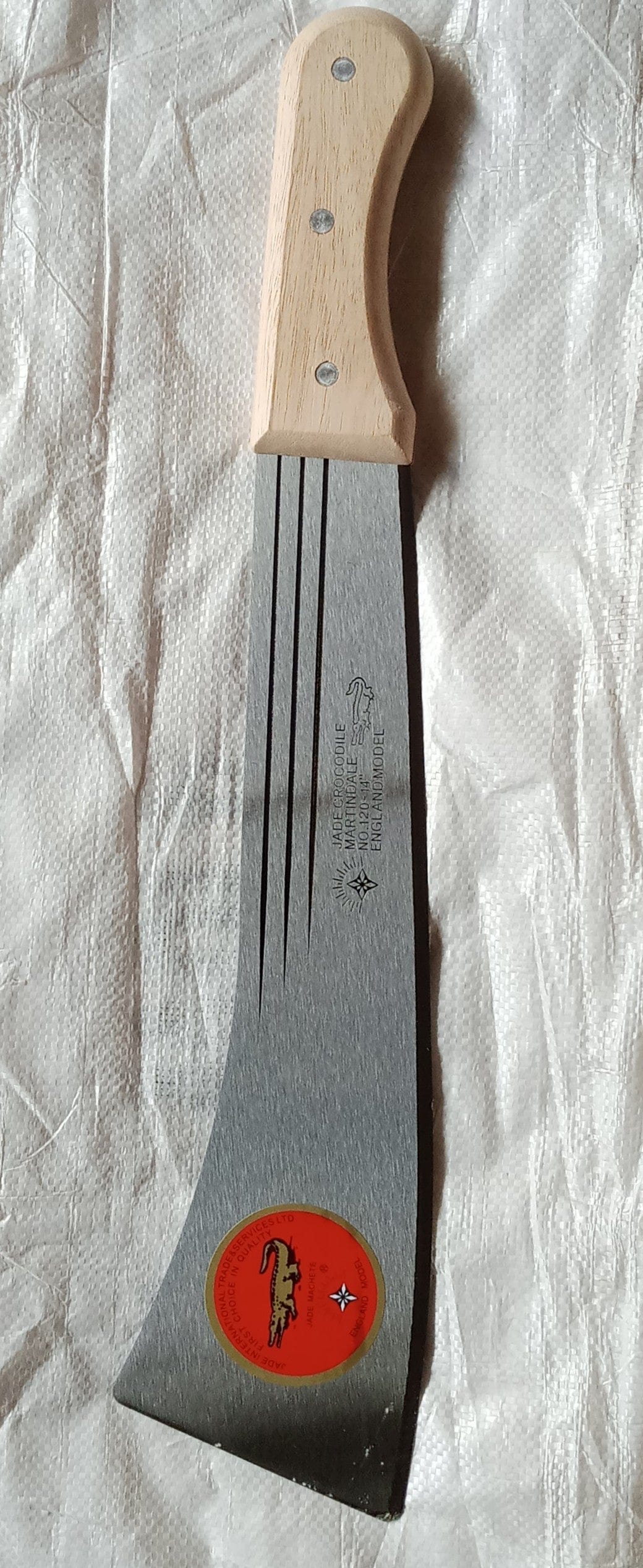 JADE Crocodile Machete Agro-toolz 120 wooden