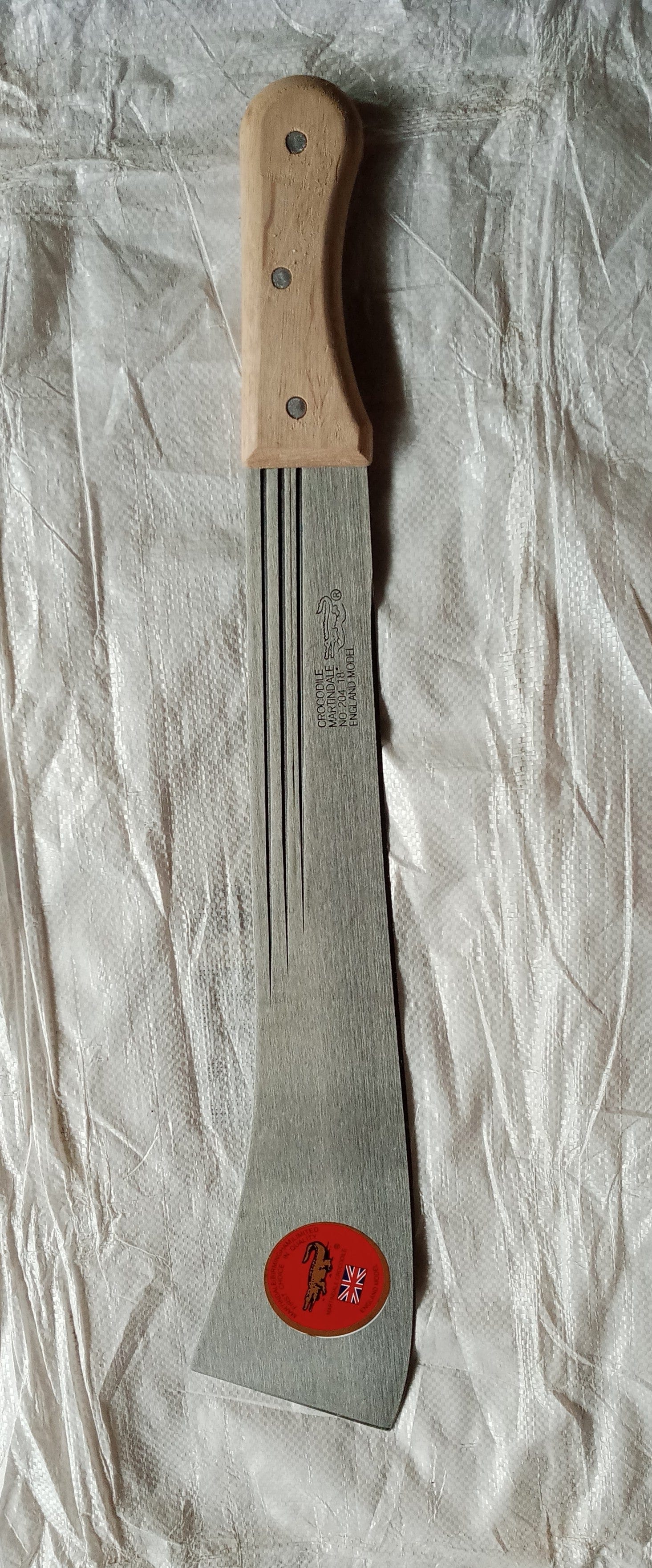 JADE Crocodile Machete Agro-toolz 204 wooden