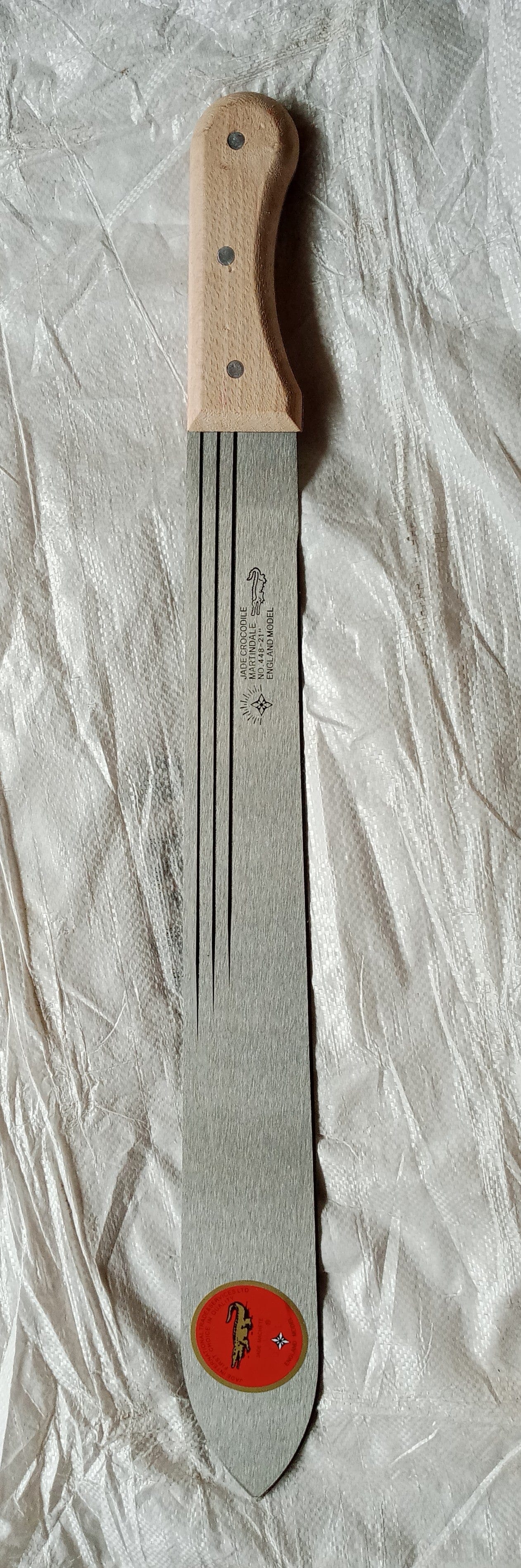 JADE Crocodile Machete Agro-toolz 448 wooden
