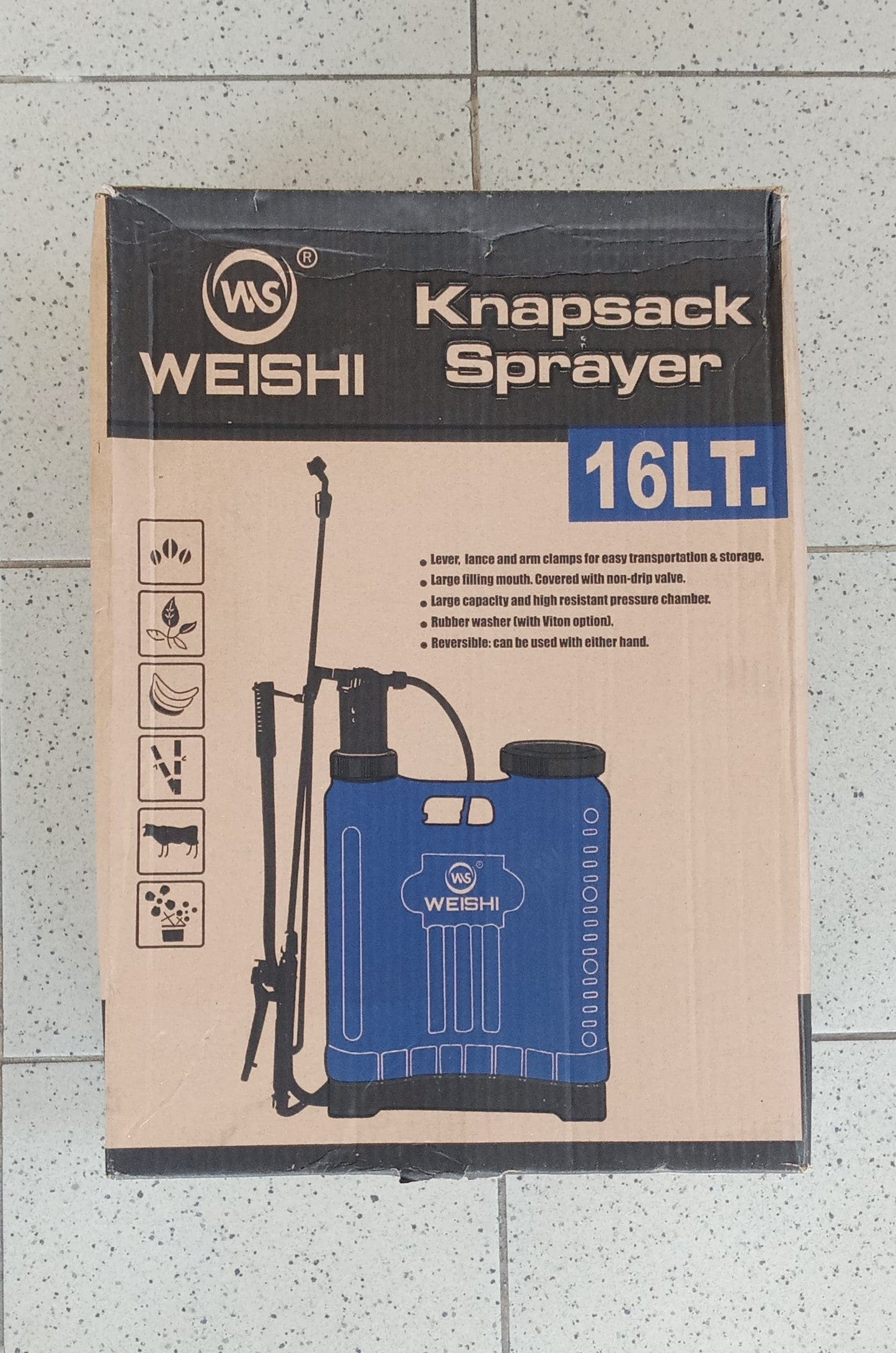 WEISHI  16 Litres Knapsack Sprayer Agro-toolz